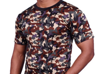 Army / Military Printed Half Sleeve T-Shirt for Men & Women with Free Cap