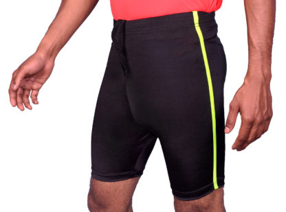 men wearing black compression short