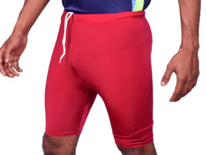 Compression Skin Tights Base Layer Non-Padded Unisex Half Shorts / Compression Pant - Maroon