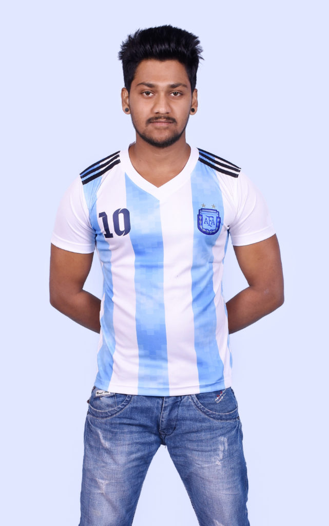 men with Argentina Football Team Fan Jersey