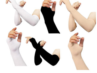 Fingerless Thumb Hole Arm Sleeve Compression for All Sport Related Activities