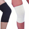 knee cap black and white pair