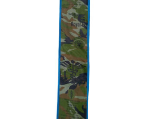 Padded Cricket Bat Cover Army Print Full Size