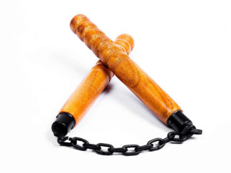 nunchaku wooden handle with metal chain