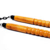nunchaku made in wooden handle and metal chain
