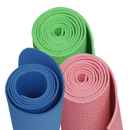 rolled anti skid yoga mat
