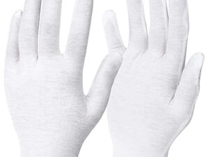 Cotton Hand Gloves - White