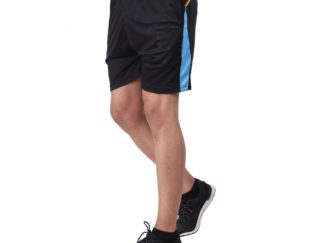 Bloomun Dot Knit Fabric Shorts for Men Black and Blue