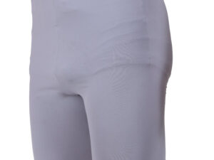 Half Slex Skin Tights Unisex Shorts  - Grey Color