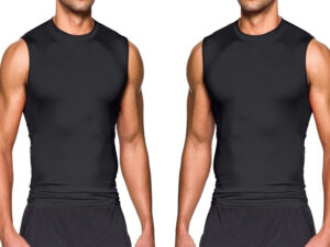 Bloomun Sleeveless Tight Inner Compression  - Black (Pack of 2)